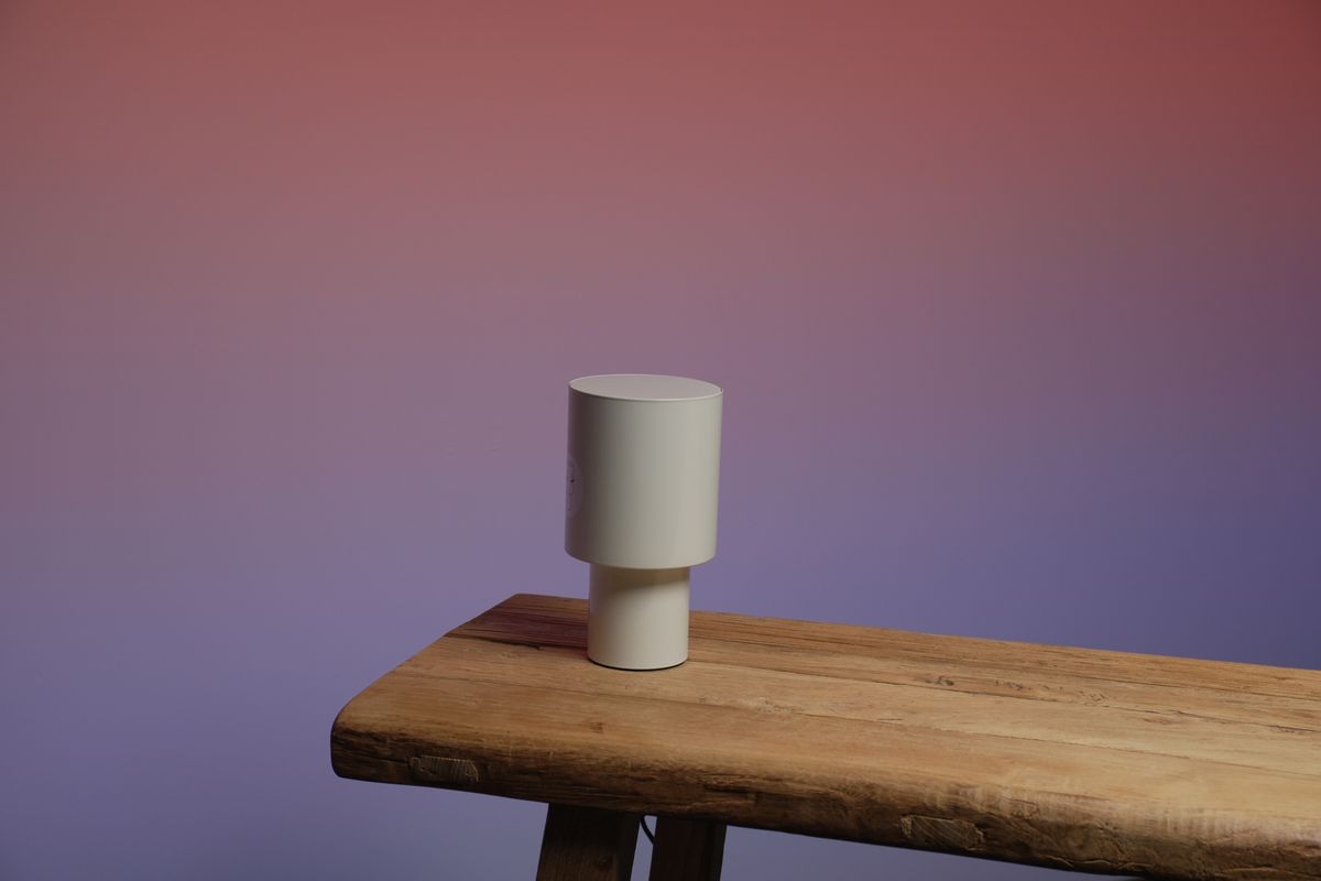 White ceramic vase
